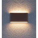 Aplica LED de exterior POCKET 6W gri maro inchis alb mat iluminare sus jos lumina calda IP54
