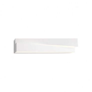 Aplica LED decorativa 14W ZIGO 280mm dreptunghiulara alb negru mat lumina calda CRI90 IP20