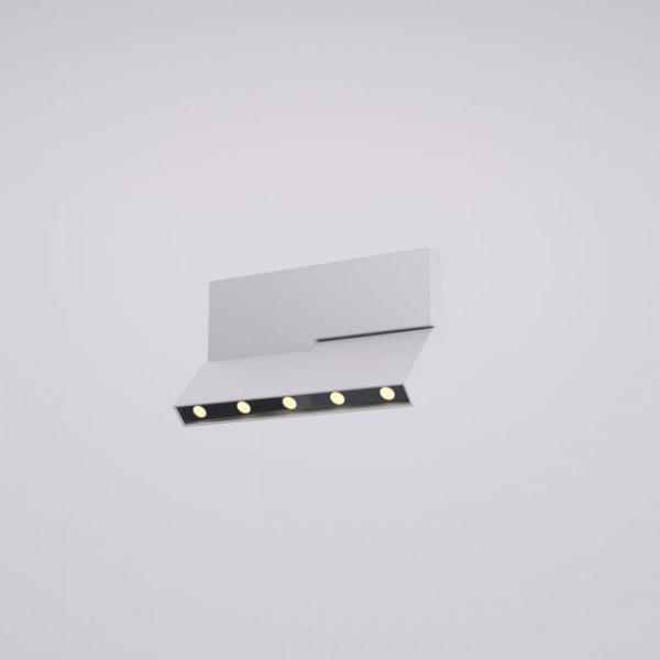 Proiector LED magnetic liniar orientabil XTRIM STMRS21 5.3W 48V DC 150mm 20 grade alb mat CRI90 UGR<16 lumina calda IP40