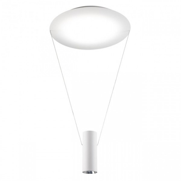 Suspensie LED 2x18W ESSENCE 550mm alb mat iluminare directa/indirecta dimabila 3 trepte lumina calda