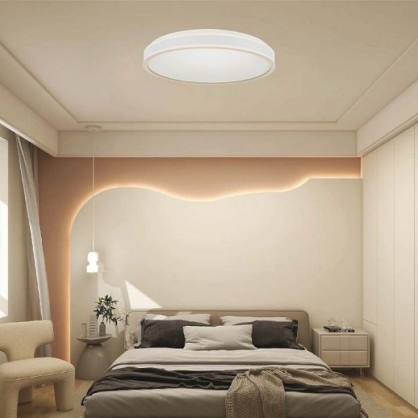Plafoniera LED Designer 18W rotunda 350mm corp alb lumina neutra IP20