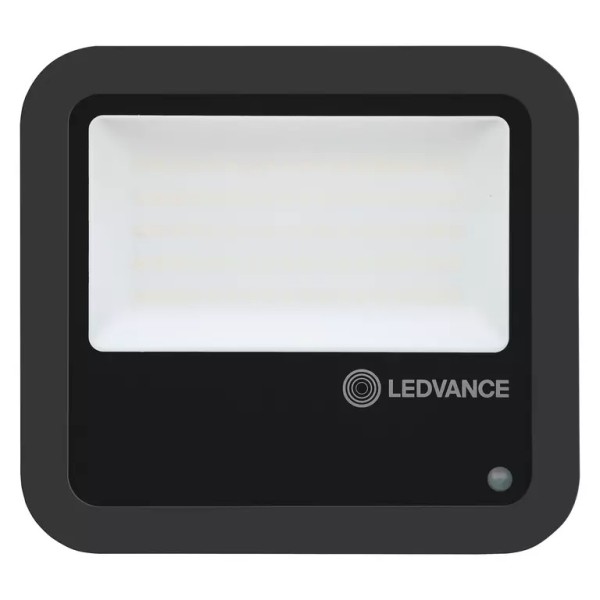 Proiector LED cu senzor crepuscular 65W LEDVANCE Corp Negru lumina neutra IP65
