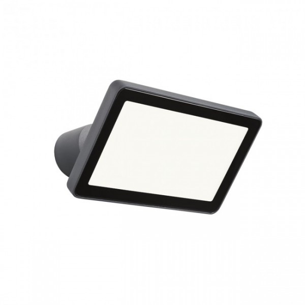 Proiector LED orientabil FLUX 20W corp slim gri inchis lumina calda IP65