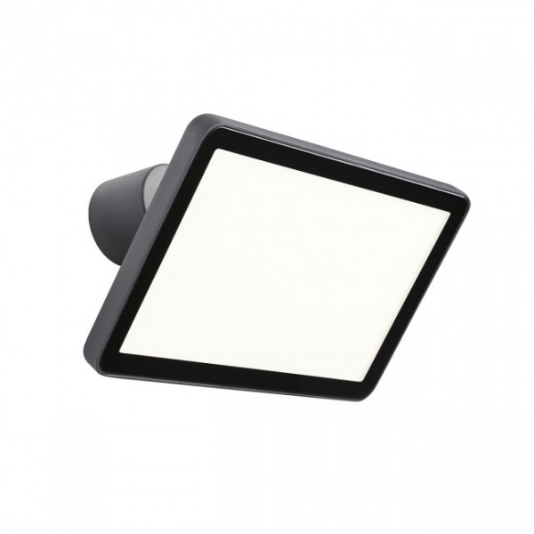 Proiector LED orientabil FLUX 50W corp slim gri inchis lumina calda IP65