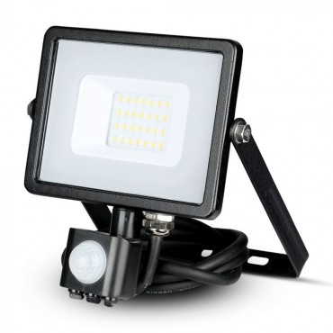 Proiector LED cu senzor 20W Cip SAMSUNG Corp Negru Alb Neutru