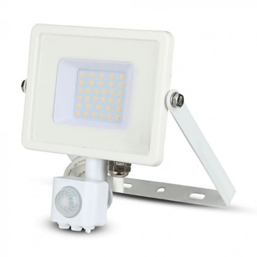 Proiector LED cu senzor 30W Cip SAMSUNG Corp Alb Alb Neutru