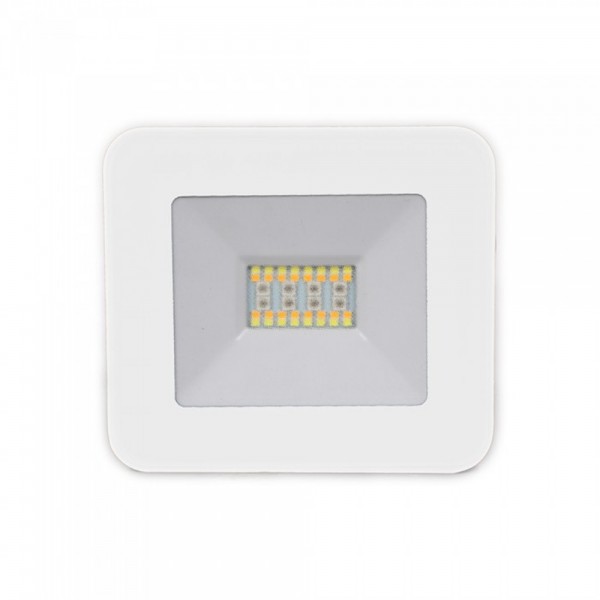 Proiector LED Smart 20W cu Bluetooth RGB + alb cald, neutru, rece Corp Alb