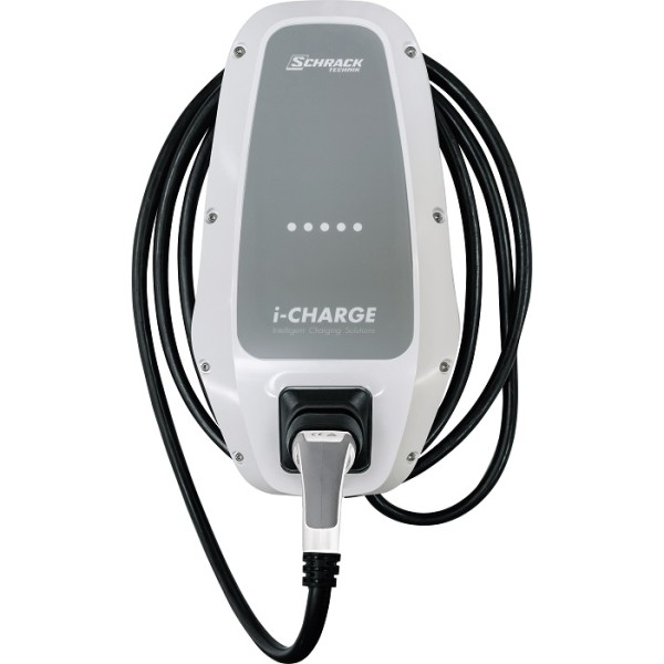 Statie de incarcare pentru masini electrice Schrack i-CHARGE CION 11kW Tip2 cablu, RCMU IP54 IK10