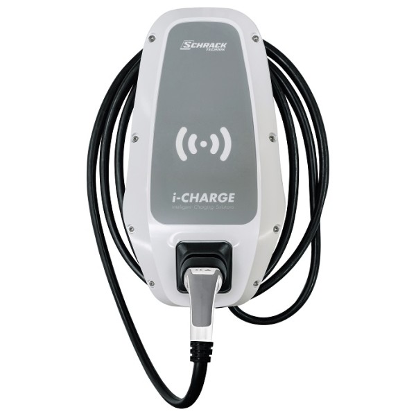Statie de incarcare pentru masini electrice Schrack i-CHARGE CION 11kW Tip2 cablu, RFID local, RCMU IP54 IK10