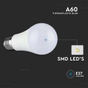Bec LED 9W E27 A60 Termoplastic Alb Cald