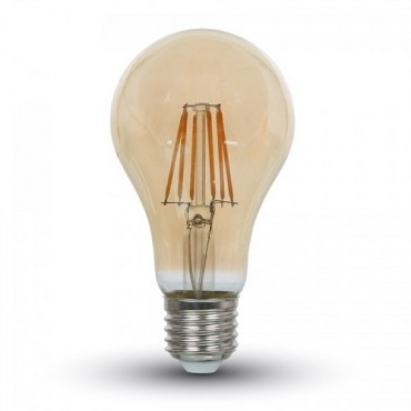 Bec LED Filament 8W E27 Amber - lumina calda