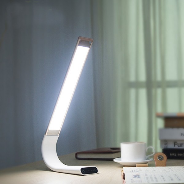 Lampa LED slim flexibila de birou Alba 6.5W 3 in 1 