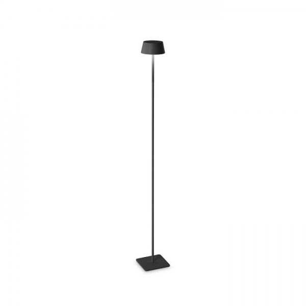Lampadar LED de podea pentru exterior PURE 1.5W 1150mm dimabil cu touch finisaj negru mat lumina calda IP54