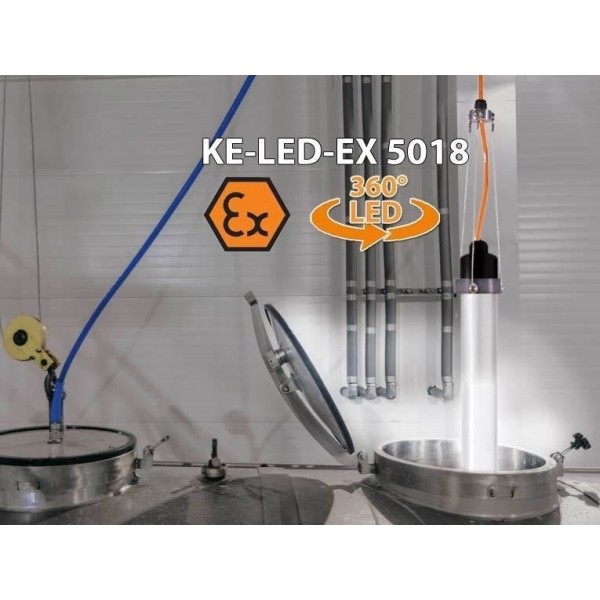 Lampa LED ANTIEX portabila 220V KE-LED-EX 4003 KIRA cablu 10m H07RN-F IP68