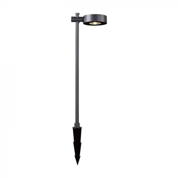 Stalpisor LED de gradina 6W cu pichet 1025mm corp aluminiu negru IP65