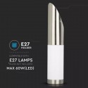 Lampa de perete E27 otel inoxidabil unghi diagonal