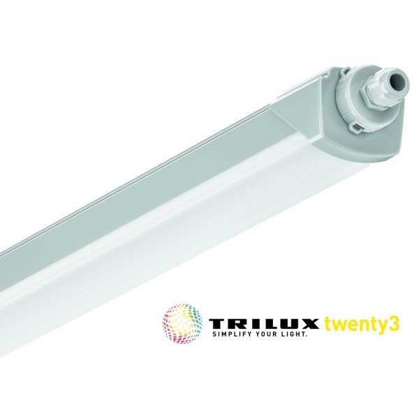 Corp de iluminat etans cu LED 23-33W 1200mm TRILUX 2315 Twenty3 cu flux luminos reglabil