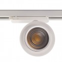 Proiector LED 28W pe sina XARTE unghi reglabil 15-45 grade negru alb sablat CRI90 UGR<19 IP40