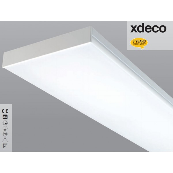 Panou LED aparent 48W XDECO dreptunghiular 1200mm lumina neutra