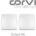 Plafoniera LED Corvi 15W Surface 6S patrata Dimabila Alb Neutru