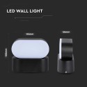 Aplica LED 6W Corp Negru Orientabil Alb Cald
