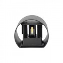 Aplica LED 6W rotunda cip BRIDGELUX Corp Negru Alb Neutru