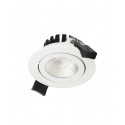 Spot LED dimabil 8W Punto Schrack rotund orientabil alb 80mm 36 grade IP65 IP20