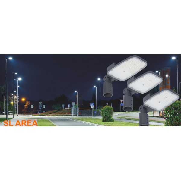 Corp de iluminat stradal LED 30W SL AREA LEDVANCE corp gri cu consola reglabila IP66