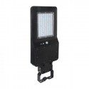 Lampa LED stradala solara 40W cu senzor si telecomanda Alb Rece