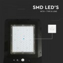 Lampa LED stradala solara 40W cu senzor si telecomanda Alb Neutru