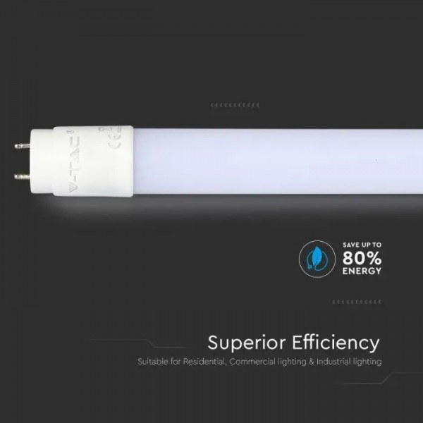 Tub LED T8 10W 60cm G13 cu Cip Samsung Alb Rece