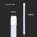 Tub LED T8 20W 150 cm Nano Plastic Alb Rece