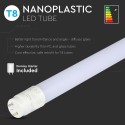 Tub LED T8 20W 150 cm Nano Plastic Alb Rece